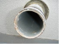 ⑥研磨後の給水管